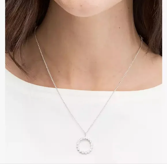 Kate Spade New York Full Circle Mini Pendant Necklace NWT - Picture 2 of 5